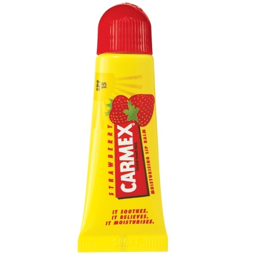 Carmex Бальзам для губ с ароматом клубники с защитой SPF15 10 гр (Carmex