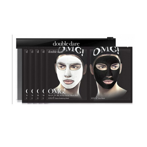Double Dare OMG Двухкомпонентный комплекс мужских масок «ДЕТОКС» 1 шт (Double Dare OMG