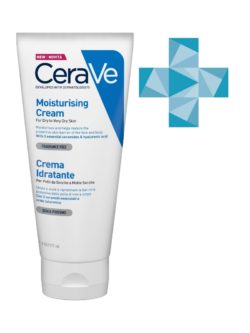 CeraVe Увлажняющий крем для сухой и очень сухой кожи лица и тела детей и взрослых 177 мл (CeraVe