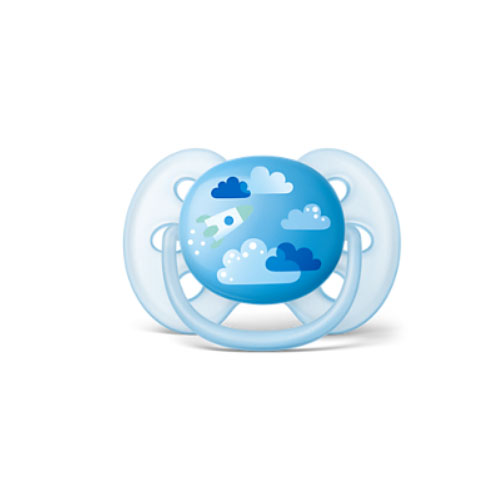 Avent Соска-пустышка силиконовая ортодонтическая (6-18 мес