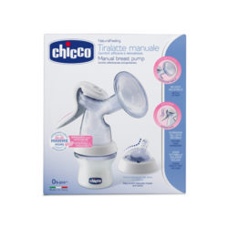 Chicco Молокоотсос ручной с бутылочкой Natural Feeling 1 шт. (Chicco