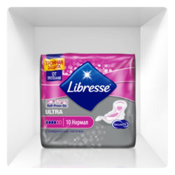 Libresse Прокладки Ultra Normal c поверхностью  сеточкой    10 штук (Libresse