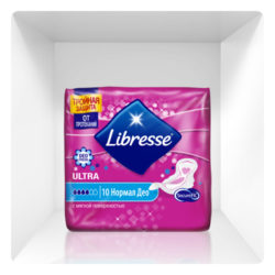Libresse Прокладки Ultra Normal Deo с мягкой поверхностью 10  штук (Libresse