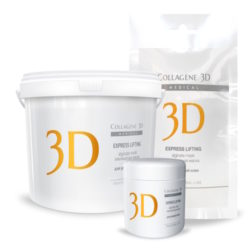 Collagene 3D Альгинатная маска для лица и тела с экстрактом женьшеня 200 г (Collagene 3D
