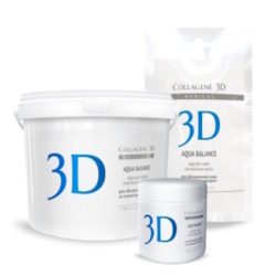 Collagene 3D Альгинатная маска для лица и тела с гиалуроновой кислотой 1200 г (Collagene 3D