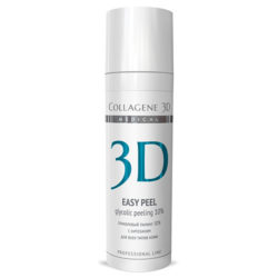 Collagene 3D Гель- пилинг для лица Easy Peel с хитозаном на основе гликолевой кислоты 10% (pH 2