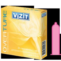 Vizit Презервативы  Цветные ароматизированные 3 шт (Vizit