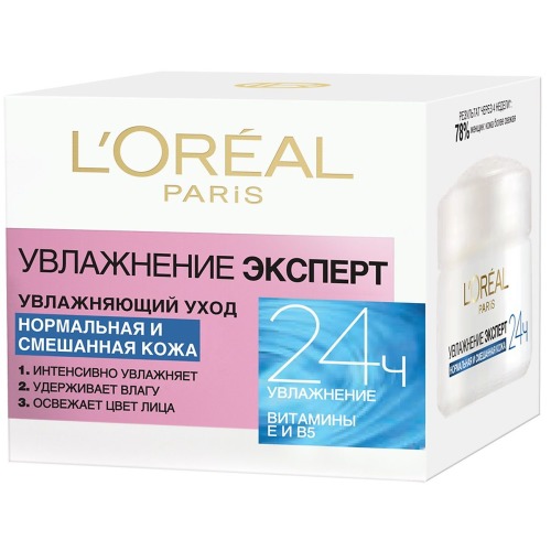 L’Oreal Крем для лица Увлажнение Эксперт для нормальной и смешанной кожи 50 мл (L’Oreal