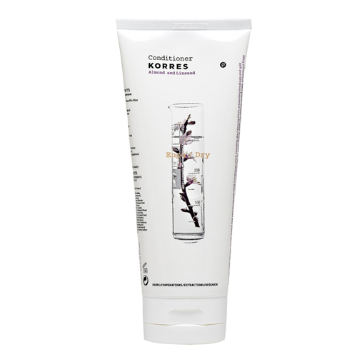 Korres Кондиционер для сухих и поврежденных волос с миндалем и семенами льна 200 мл (Korres