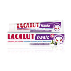 Lacalut Зубная паста Бейсик черная смородина-имбирь (Lacalut