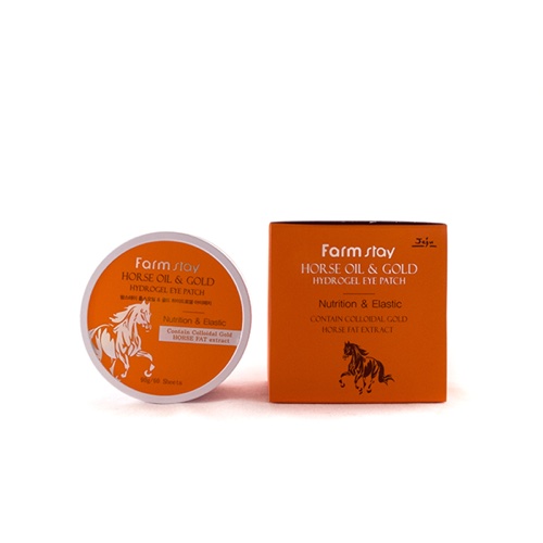 Farmstay Гидрогелевые патчи с золотом и конским жиром