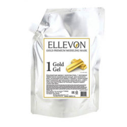 Ellevon Премиум альгинатная маска с золотом (гель + коллаген) 1000 мл+100 мл (Ellevon
