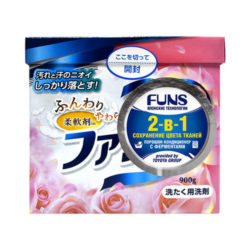 Funs Стиральный порошок концентрированный 2-в-1 с кондиционирующим эффектом 900 г (Funs