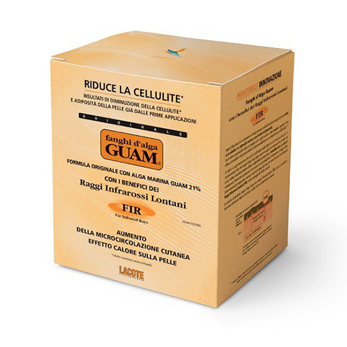 Guam Маска антицеллюлитная разогревающая с микрокристаллами Турмалина