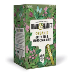 Heath&Heather Чай Зеленый с марокканской мятой Органик 20 пак. (Heath&Heather