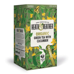 Heath&Heather Чай Зеленый с огурцом Органик 20 пак. (Heath&Heather