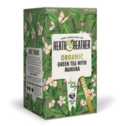 Heath&Heather Чай Зеленый с медом манука Органик 20 пак. (Heath&Heather