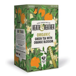 Heath&Heather Чай Зеленый со вкусом апельсина Органик 20 пак. (Heath&Heather
