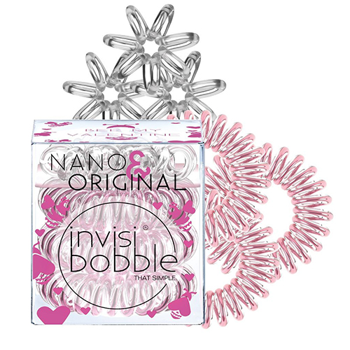 Invisibobble Набор резинок для волос Bee Mine розовое золото/прозрачный (Invisibobble