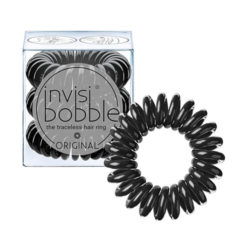 Invisibobble Резинка-браслет для волос Luscious Lashes черный металлик (Invisibobble