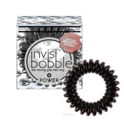 Invisibobble Резинка-браслет для волос Luscious Lashes черный металлик 3 шт. (Invisibobble