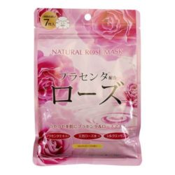 Japan Gals Курс натуральных масок для лица с экстрактом розы 7 шт (Japan Gals