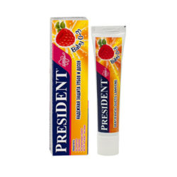 President Бэби паста зубная со вкусом малины 0-3 лет 30 мл (President
