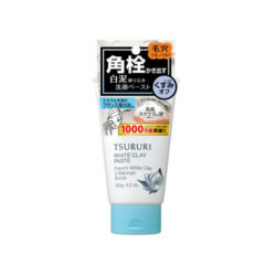 Tsururi Пенка-скраб для глубокого очищения кожи с французской белой глиной и японским маннаном 120 г (Tsururi