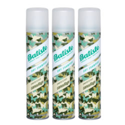 Batiste Комплект Camouflage Сухой шампунь 3 шт х 200 мл (Batiste
