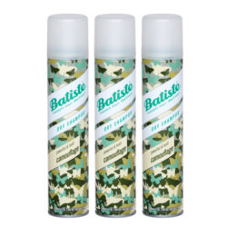 Batiste Комплект Camouflage Сухой шампунь 3 шт х 200 мл (Batiste