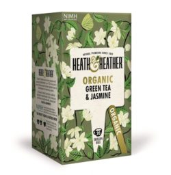 Heath&Heather Зеленый с жасмином Органик (20 пак. в инд.упак.) (Heath&Heather