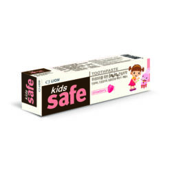 Cj Lion Kids safe strawberry Детская зубная паста со вкусом клубники (3-12 лет) 90 гр (Cj Lion