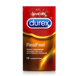 Durex Дюрекс презервативы real feel №12 (Durex
