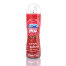 Durex Play Strawberry Гель-смазка с ароматом клубники 50 мл (Durex