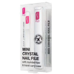 FLO Пилочка FLO с кристаллами Прозрачная + футляр (FLO