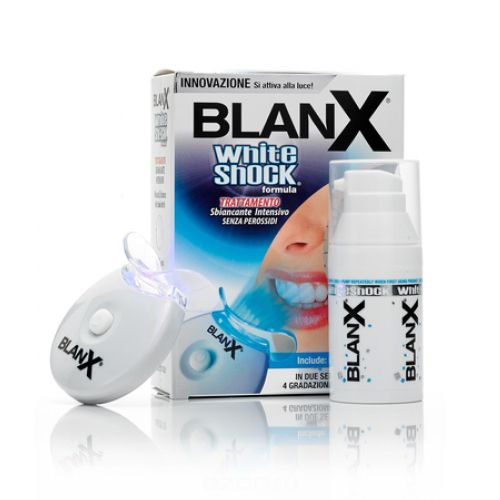 Blanx Отбеливающий уход + Активатор whith shock treatment + Led Bite