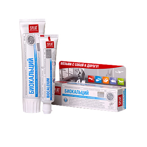 Splat Лечебно-профилактическая профессиональная мини-версия зубной пасты Биокальций 40 мл (Splat