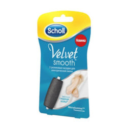 Scholl Сменные роликовые насадки для электрической роликовой пилки (Средняя жесткость) 2 шт. (Scholl