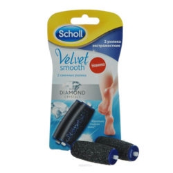 Scholl Сменные роликовые насадки для электрической роликовой пилки (Экстра жесткая) 2шт. (Scholl