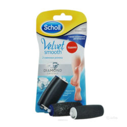 Scholl Сменные роликовые насадки для электрической роликовой пилки (жесткая + мягкая) (Scholl