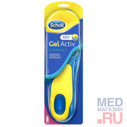 Стельки для комфорта на каждый день для женщин Scholl GelActiv Everyday
