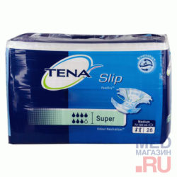 Подгузники Tena Slip Super дышащие для взрослых (28шт/уп)  (710005