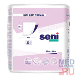 Пеленки гигиенические Seni Soft Normal 60 x 60 см (30 шт/уп)