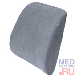 Ортопедическая подушка под спину Артикул П-04: цвет - серый