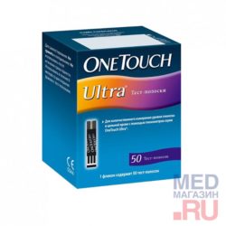 Тест-полоски One Touch Ultra (50шт/уп)