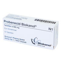 Пробенецид 500мг №30 Biokanol Pharma GmbH