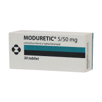Модуретик (амилорид   гидрохлоротиазид) таблетки 5/50мг №30 Merck Sharp & Dohme B.V.