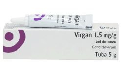 Вирган (Virgan) 0,15% гель глазной 5г Laboratoires Thea, Франция