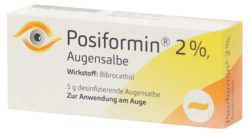Посиформин (Posiformin, Биброкатол) мазь гл. 2% 5г URSAPHARM Arzneimittel GmbH (Германия)