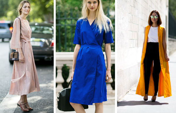 Стильные платья на запах issaplus